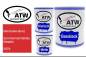 Preview: Mercedes-Benz, Sommernachtsblau Metallic, 5979: 1L Lackdose + 1L Klarlack + 500ml Härter - Set, von ATW Autoteile West.